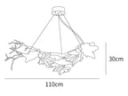 Folio Leaf Branch Chandelier