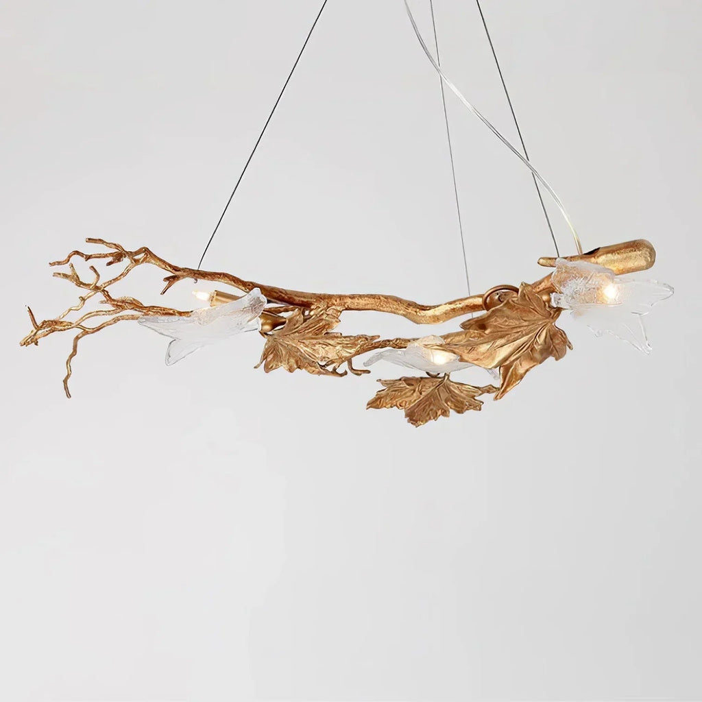 Folio Leaf Branch Chandelier