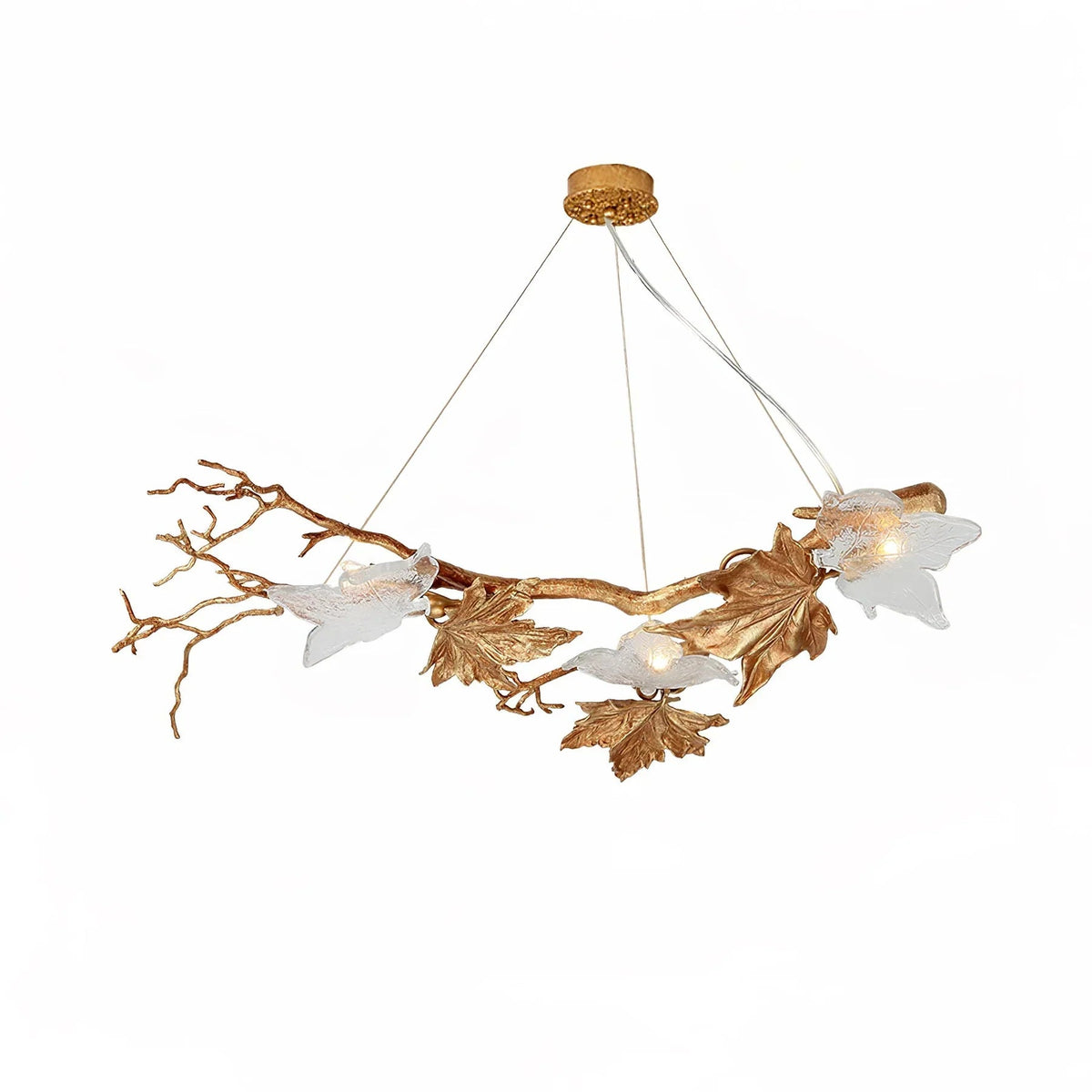 Folio Leaf Branch Chandelier