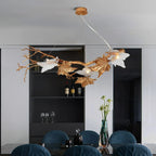 Folio Leaf Branch Chandelier