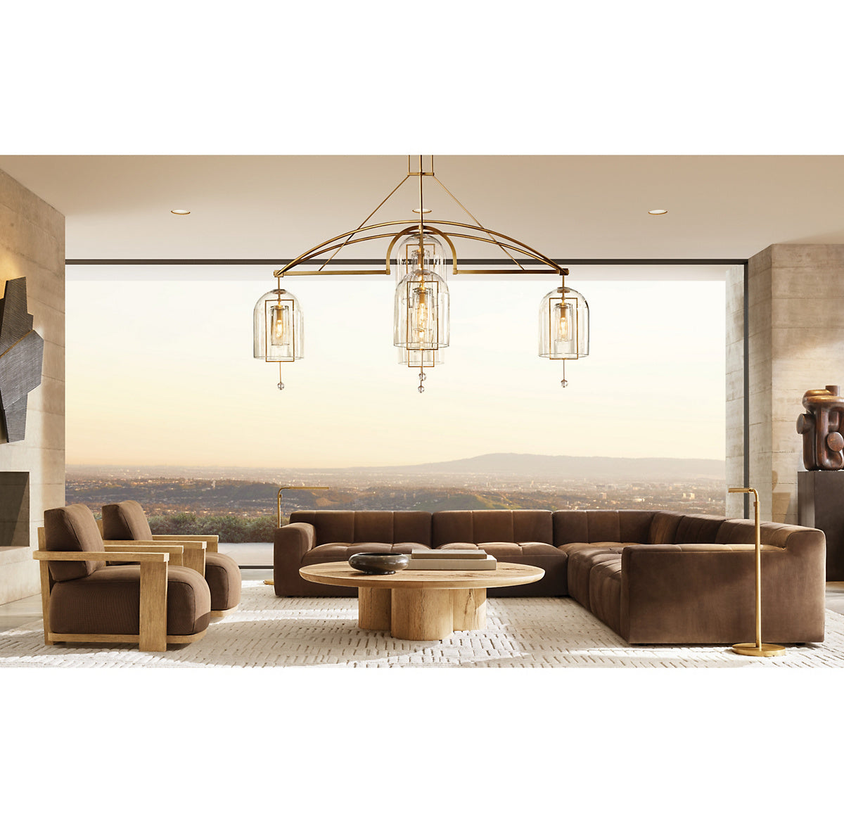 Fulcrest Grand Round Chandelier 73"
