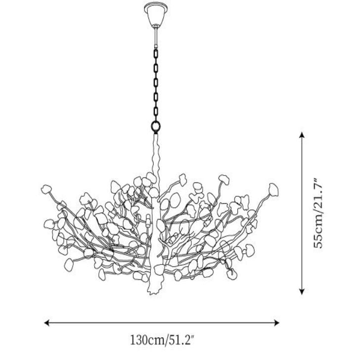 Gemstone Branch Chandelier A