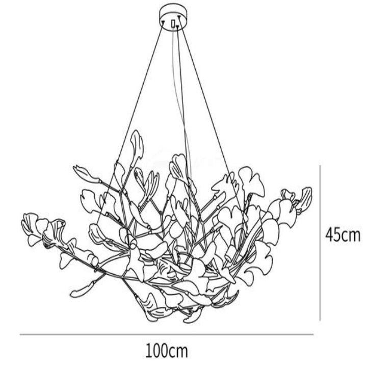 Gingko Luxury Chandelier Style D - ebuylight