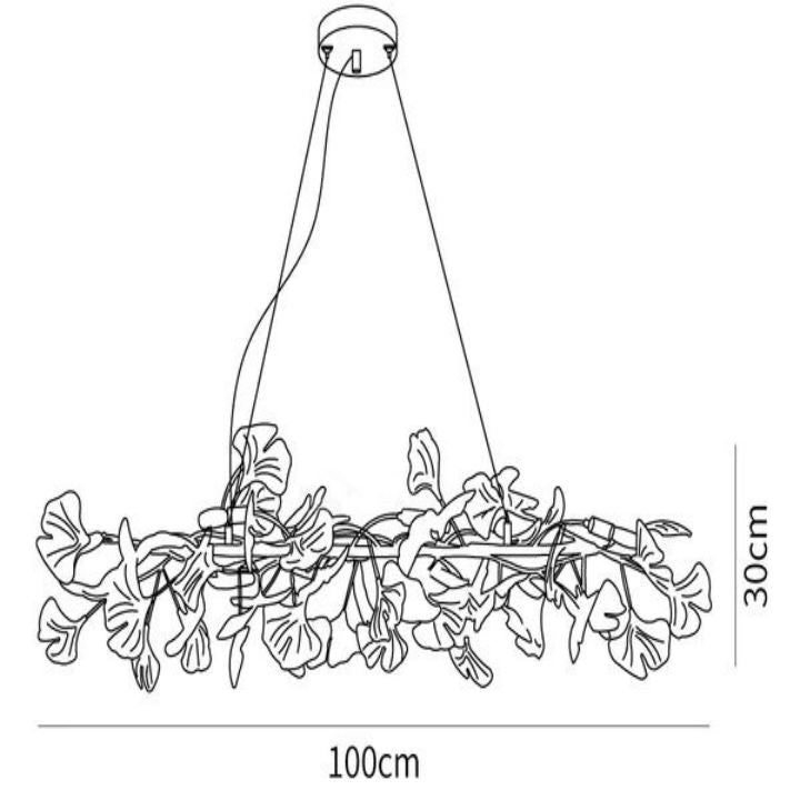 Gingko Luxury Chandelier Style E - ebuylight