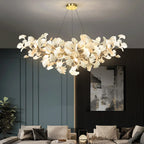 Ceramic Gingko Chandelier B - ebuylight