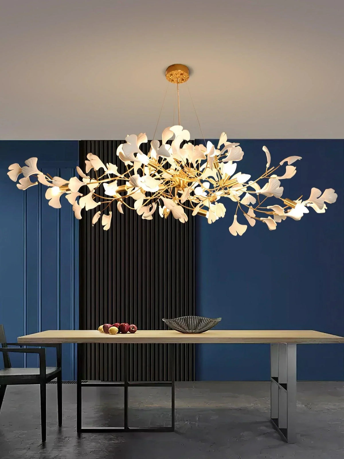 Ceramic Gingko Chandelier B - ebuylight