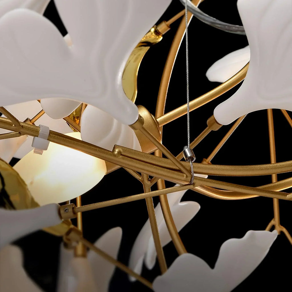 Ceramic Gingko Chandelier B - ebuylight