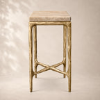 Thadson Marble Square Drink Table 12" 14" 18" 22"