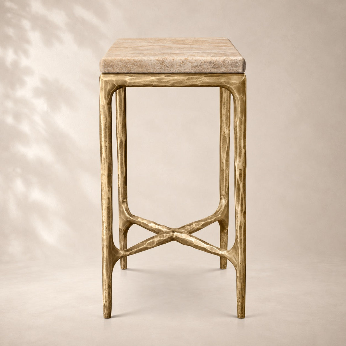 Thadson Marble Square Drink Table 12" 14" 18" 22"