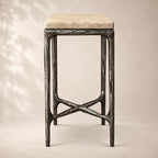 Thadson Marble Square Drink Table 12" 14" 18" 22"