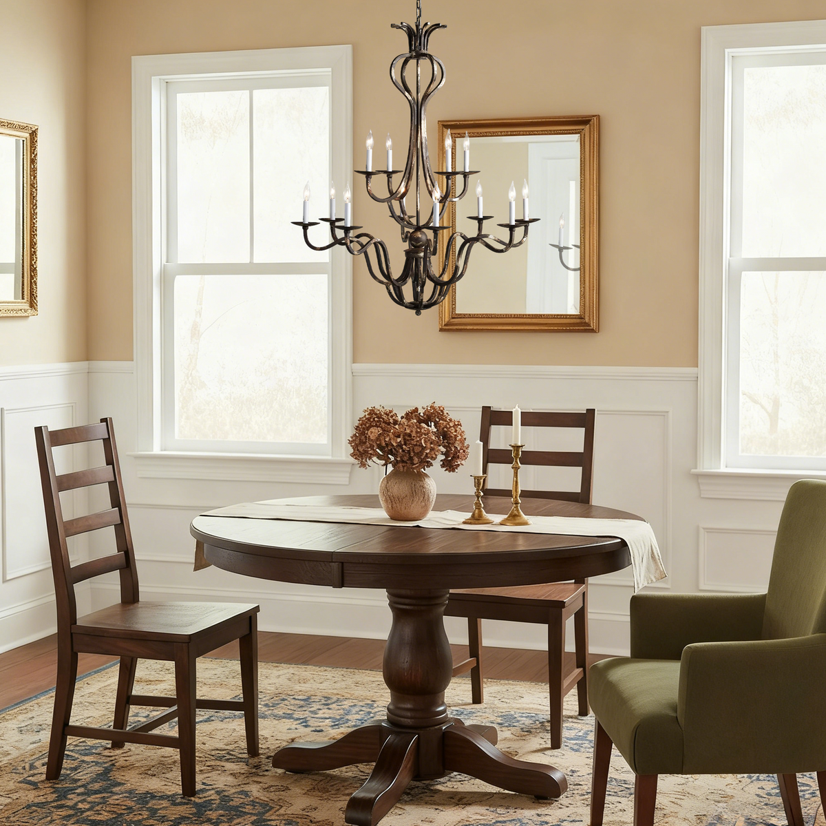 Manorgleam Grand 12 Light Chandelier