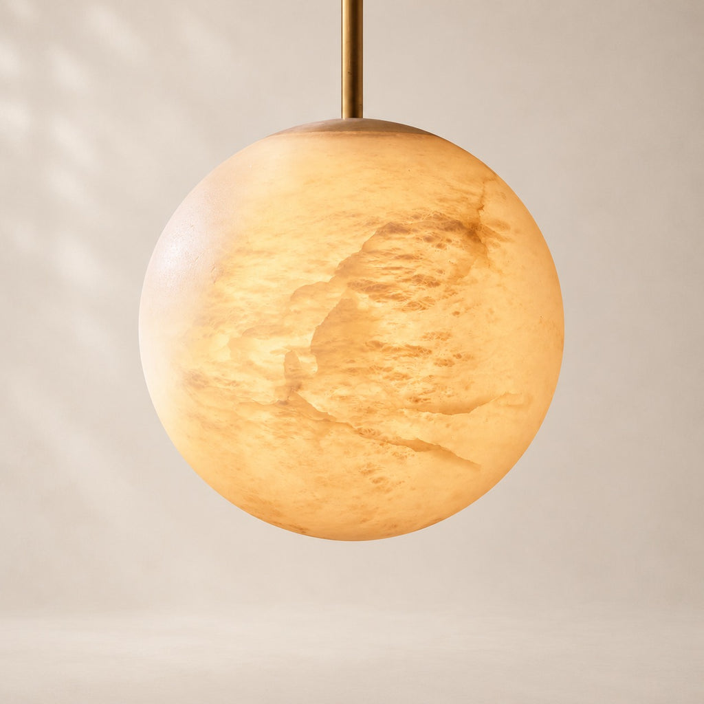 Hanmere Alabaster Globe Pendant