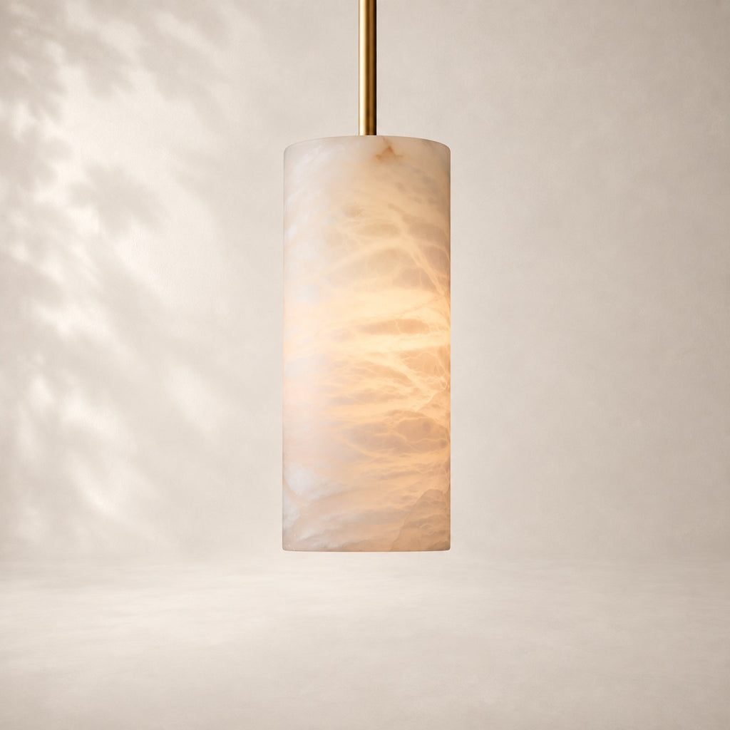Hanmere Alabaster Cylinder Pendant