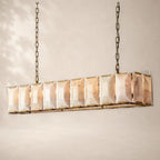 Harland Calcite Rectangular Chandelier 62"