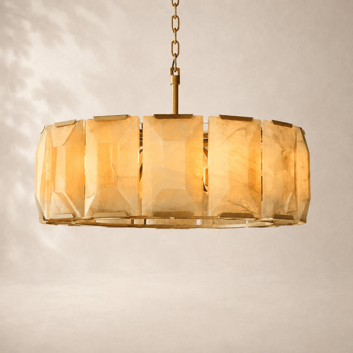 Harland Calcite Round Chandelier 31"