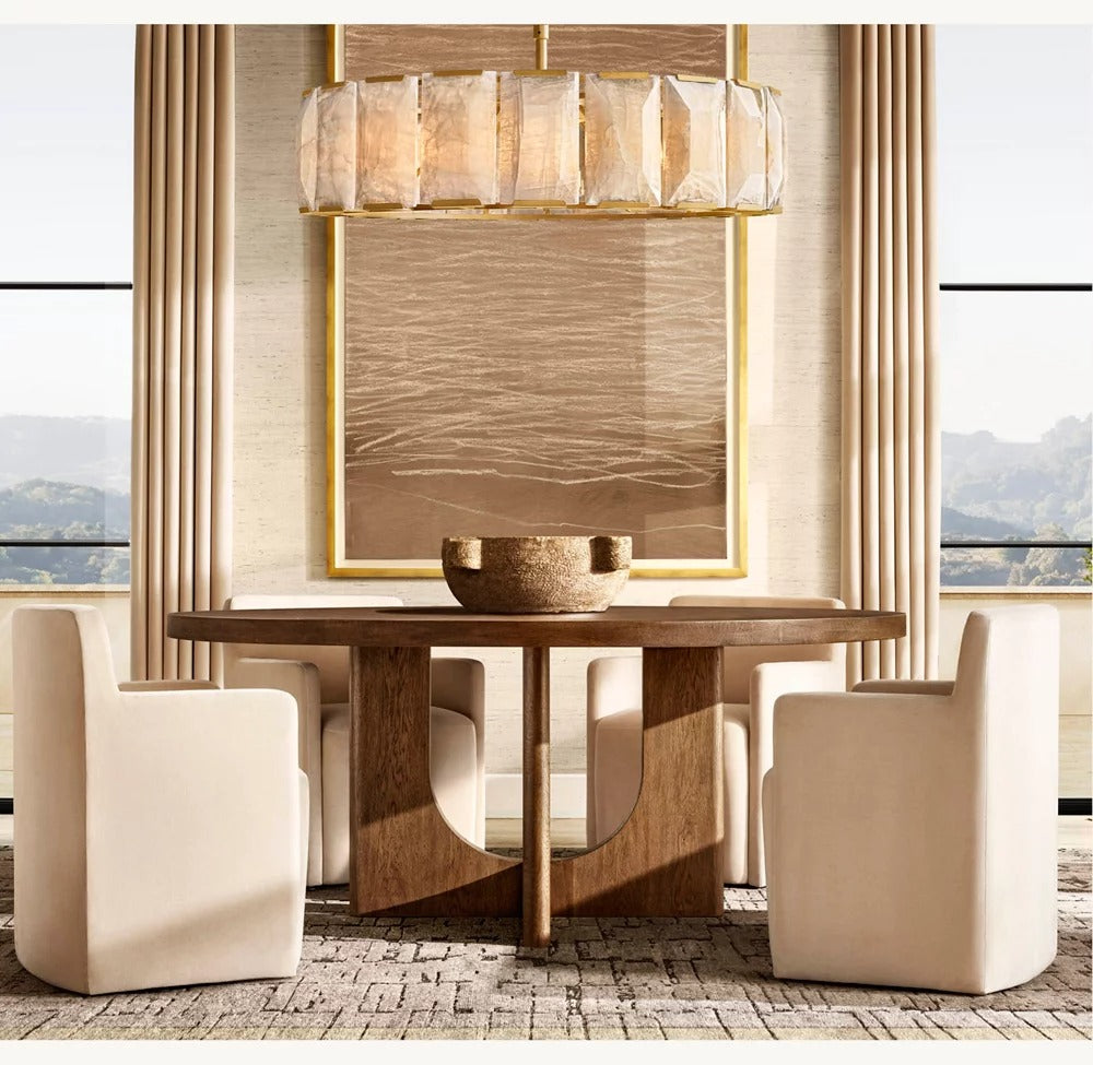 Harland Calcite Round Chandelier 43"