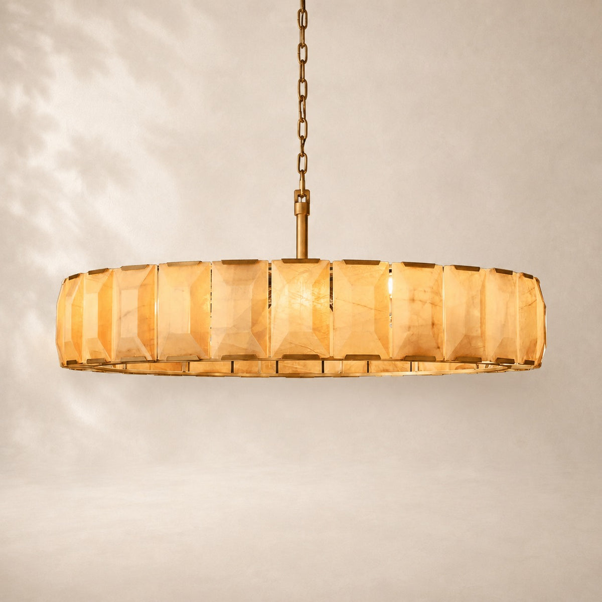 Harland Calcite Round Chandelier 60"