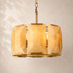 Harland Calcite Round Chandelier 19"