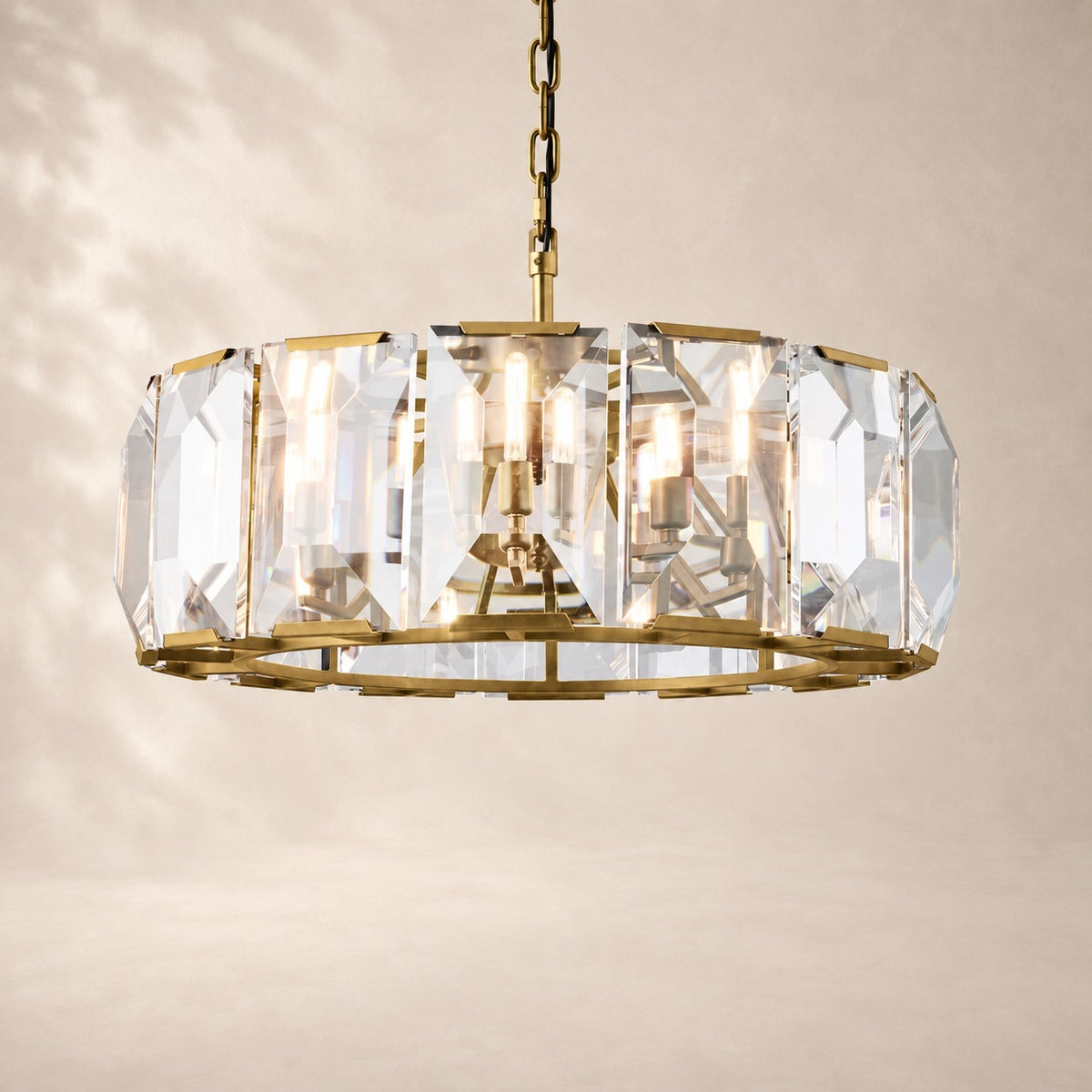 Harland Crystal Round Chandelier 31"