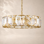 Harland Crystal Round Chandelier 43"