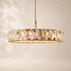 Harland Crystal Round Chandelier 60"