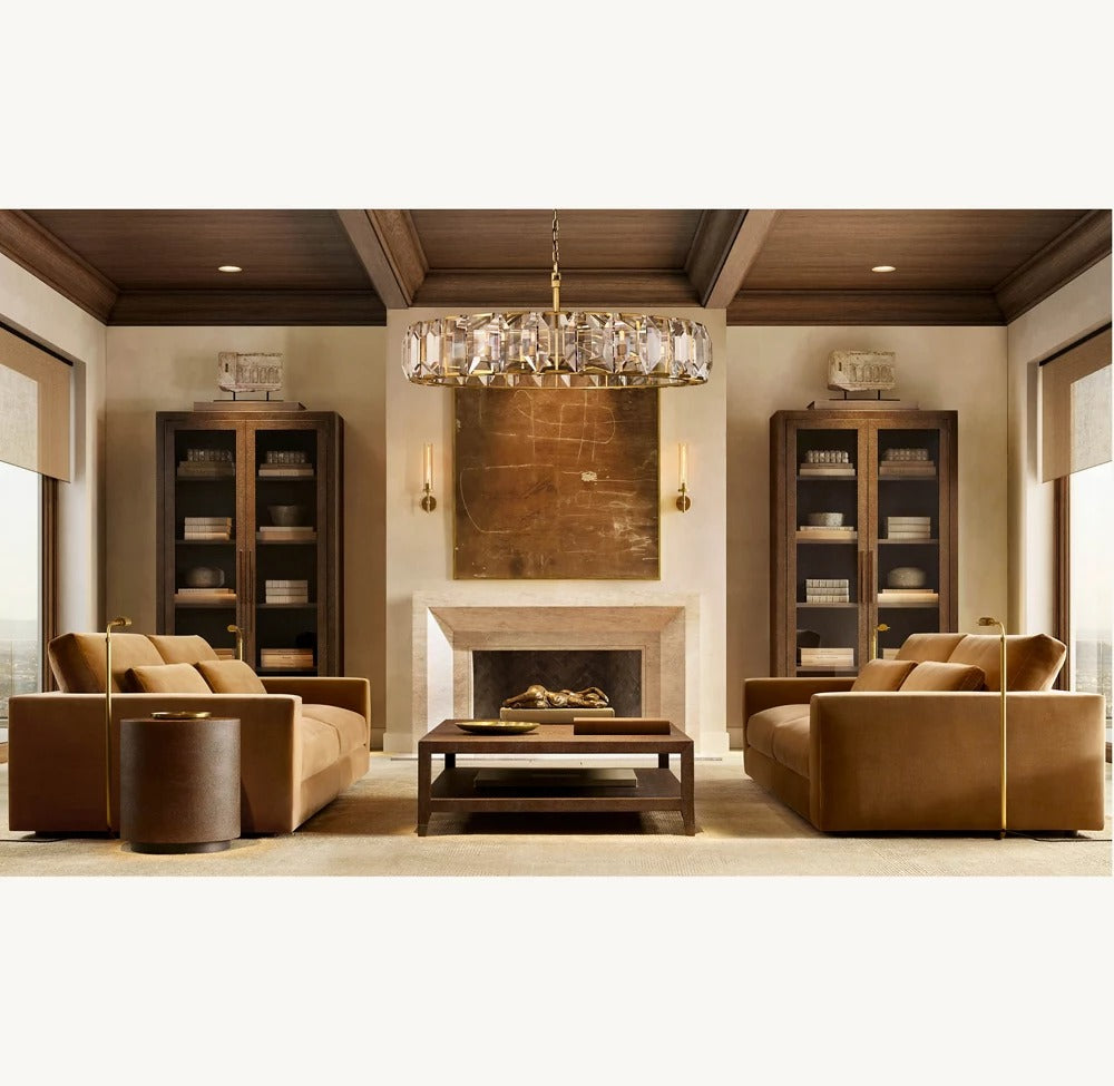 Harland Crystal Round Chandelier 60"