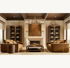 Harland Crystal Round Chandelier 60"
