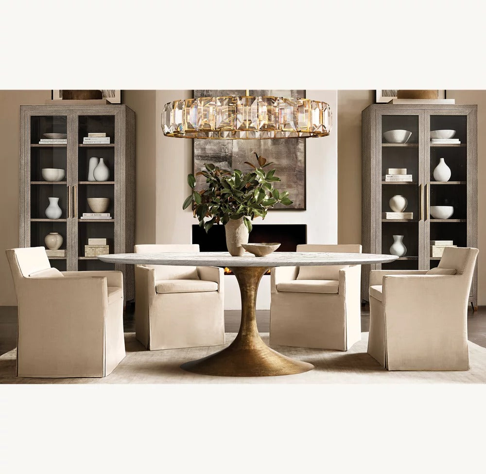 Harland Crystal Round Chandelier 60"