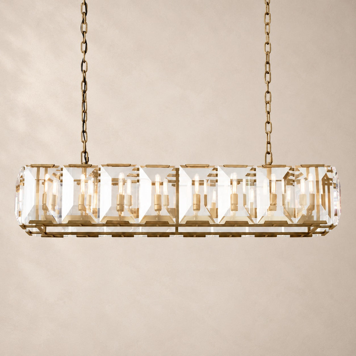 Harland Rectangular Chandelier 54"