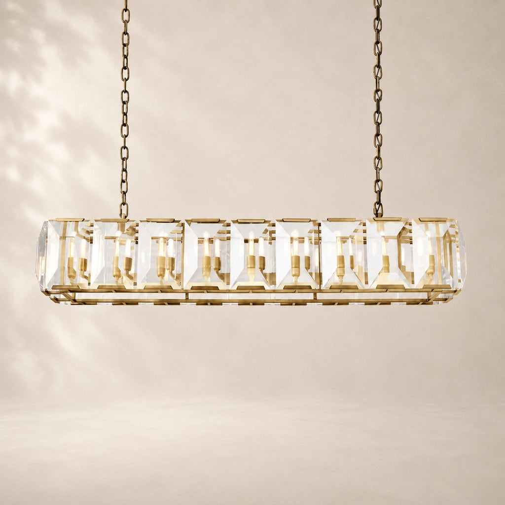 Harland Rectangular Chandelier 74"