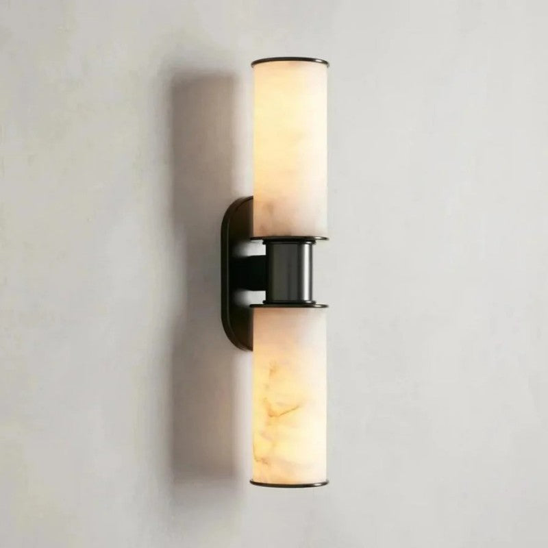 Hariel 2-Light Alabaster Wall Sconce