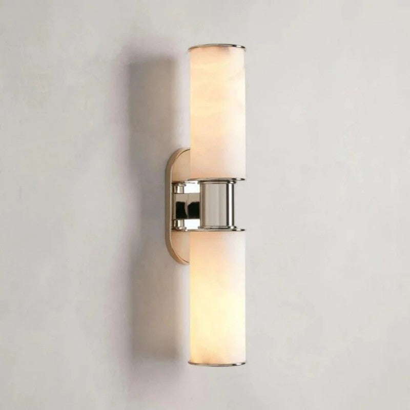 Hariel 2-Light Alabaster Wall Sconce