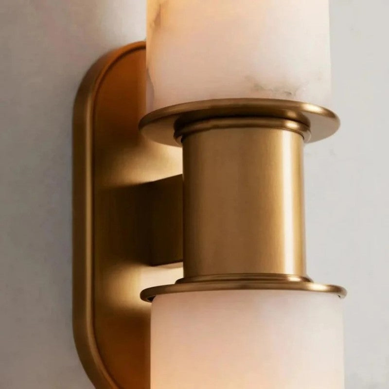 Hariel 2-Light Alabaster Wall Sconce