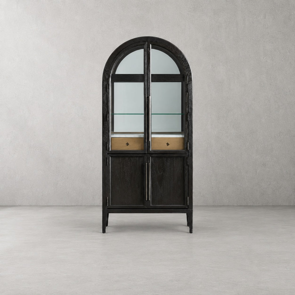 Hatton Bar Cabinet Solid Oak Wood Rectangular