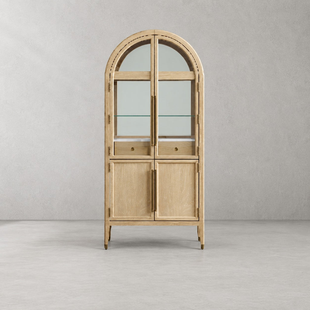 Hatton Bar Cabinet Solid Oak Wood Rectangular