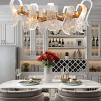 Lucas Glass Wings Branch Chandelier