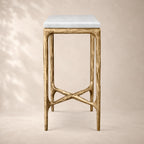 Thadson Marble Square Drink Table 12" 14" 18" 22"