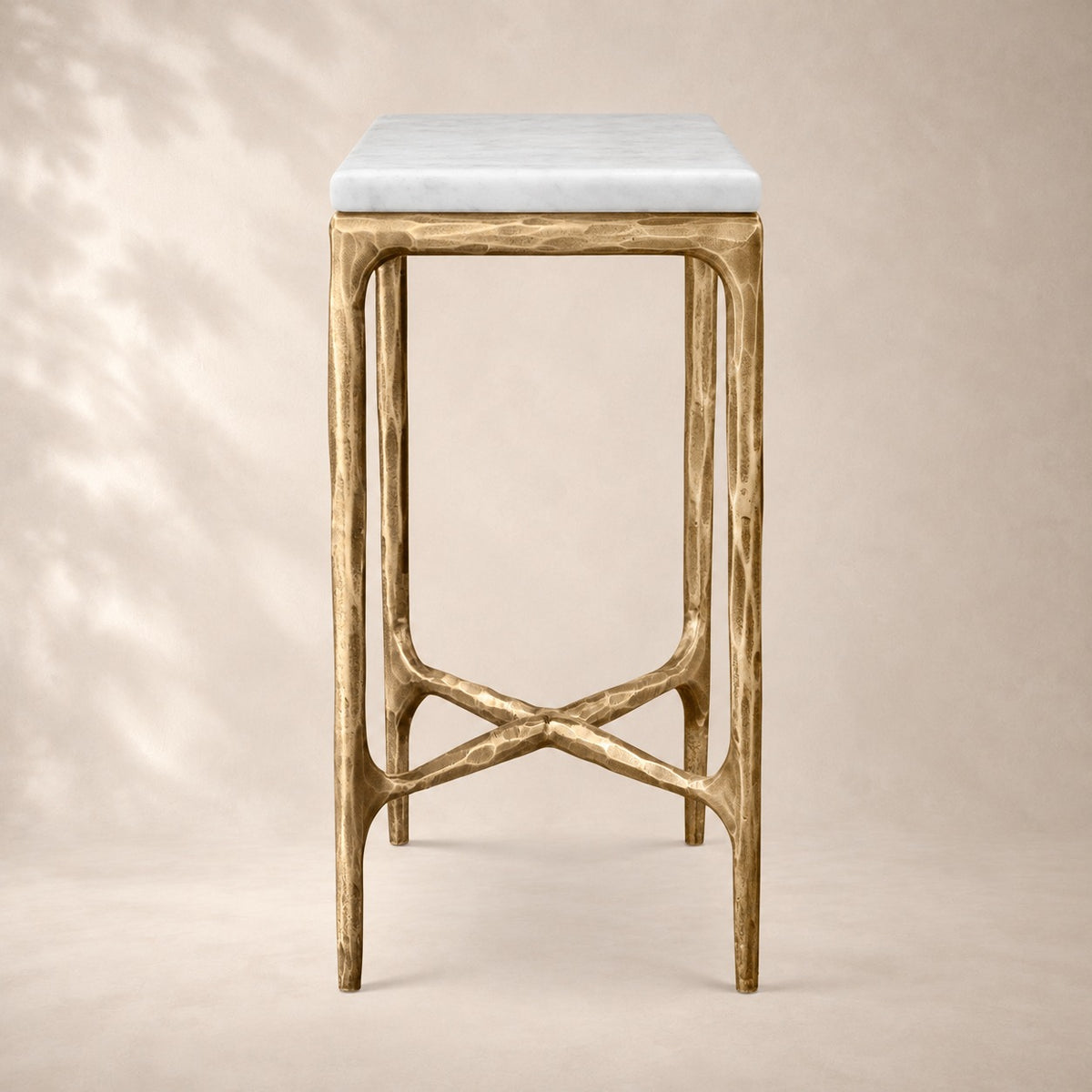 Thadson Marble Square Drink Table 12" 14" 18" 22"