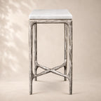 Thadson Marble Square Drink Table 12" 14" 18" 22"