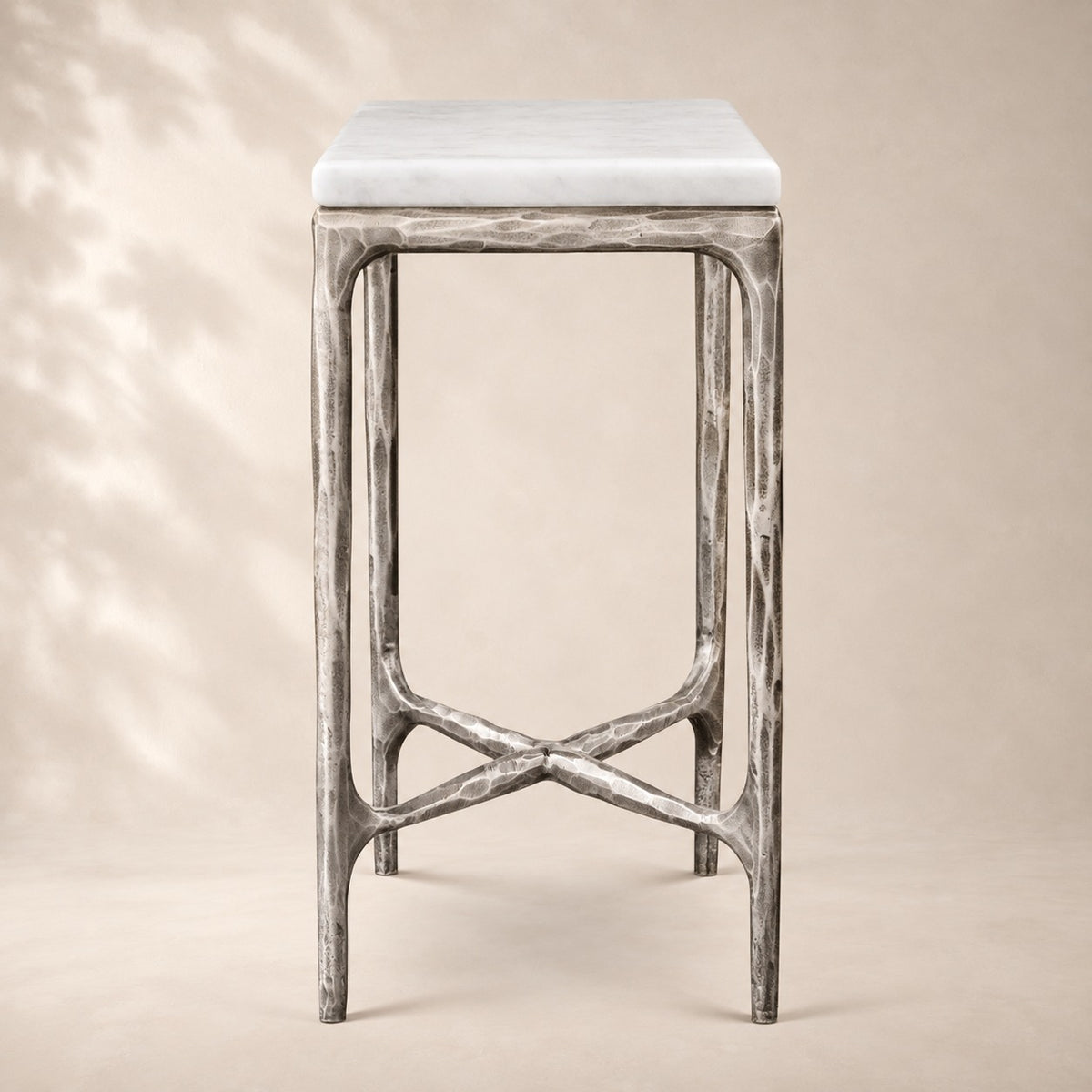 Thadson Marble Square Drink Table 12" 14" 18" 22"