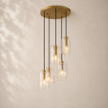 Lacelle Glass Cluster Chandelier 18"