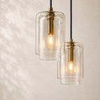 Lacelle Glass Cluster Chandelier 30"
