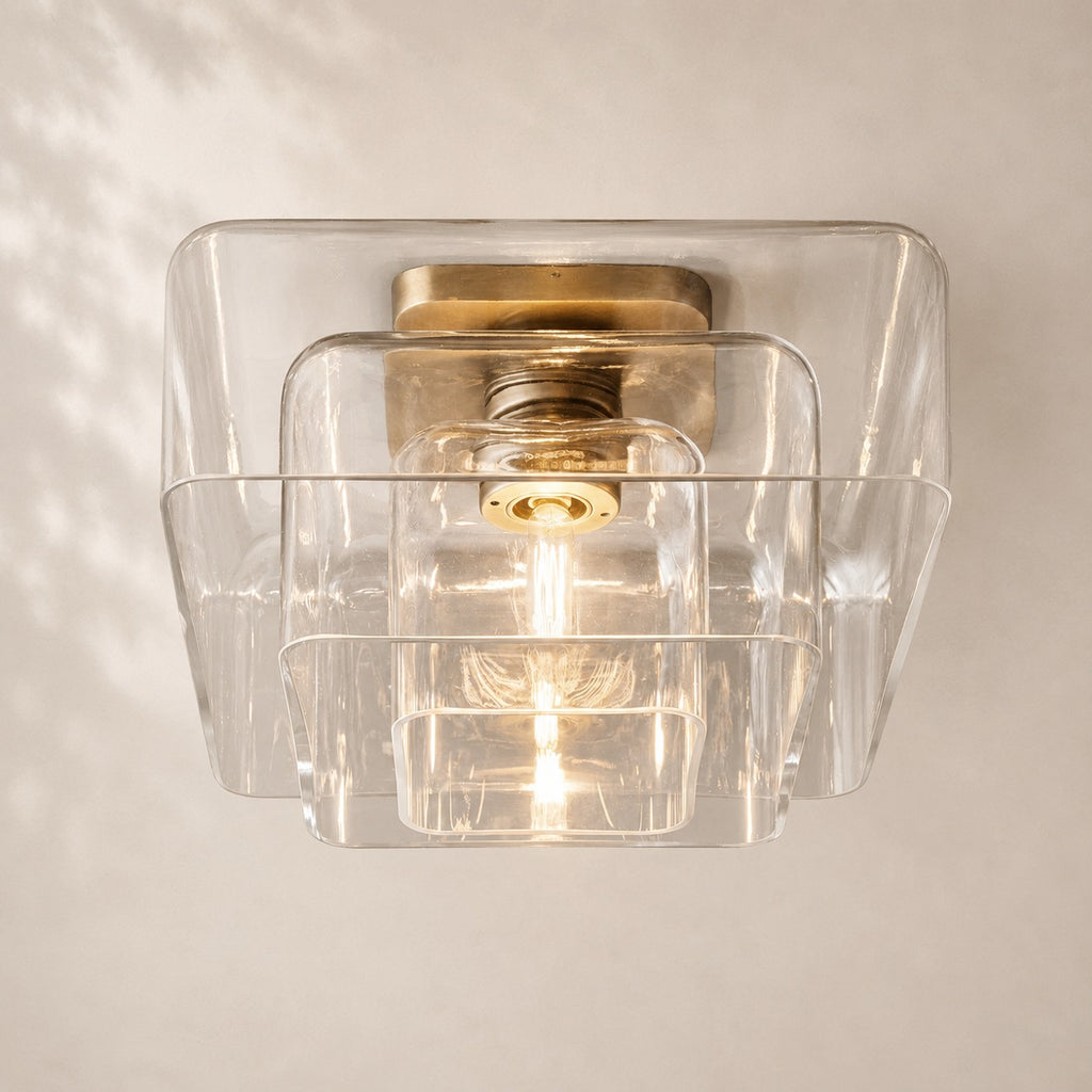 Lacelle Glass Flushmount