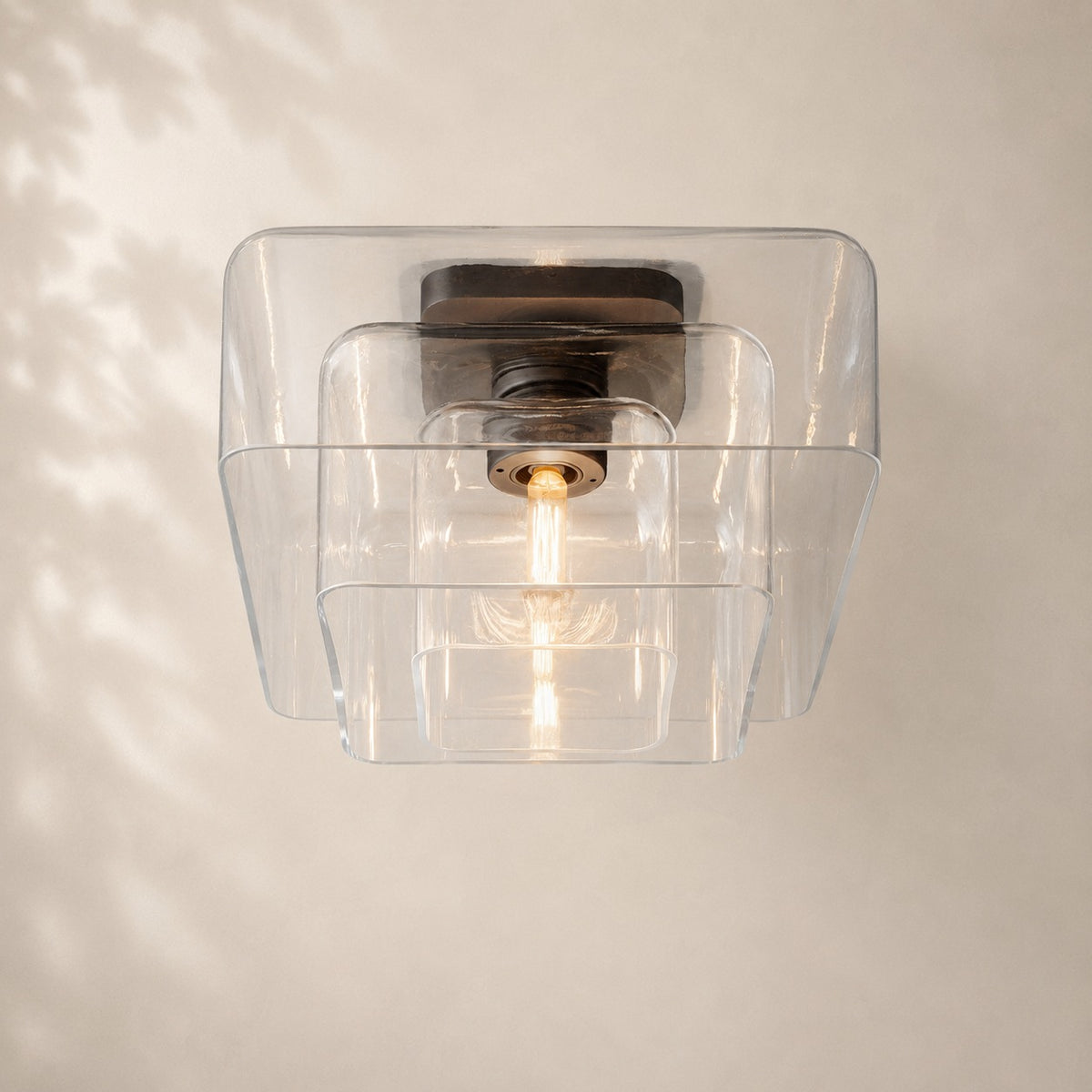 Lacelle Glass Flushmount