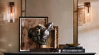 Lacelle Glass Sconce 14" 21"