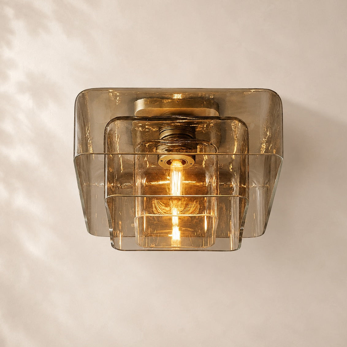 Lacelle Glass Flushmount