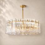 Latique Glass Round Chandelier 48"