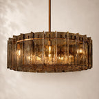 Latique Glass Round Chandelier 48"