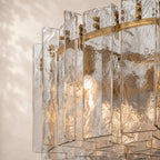 Latique Glass Round Chandelier 48"