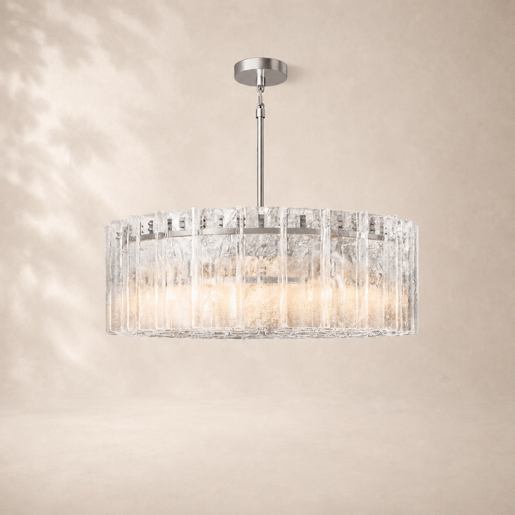 Latique Glass Round Chandelier 48"
